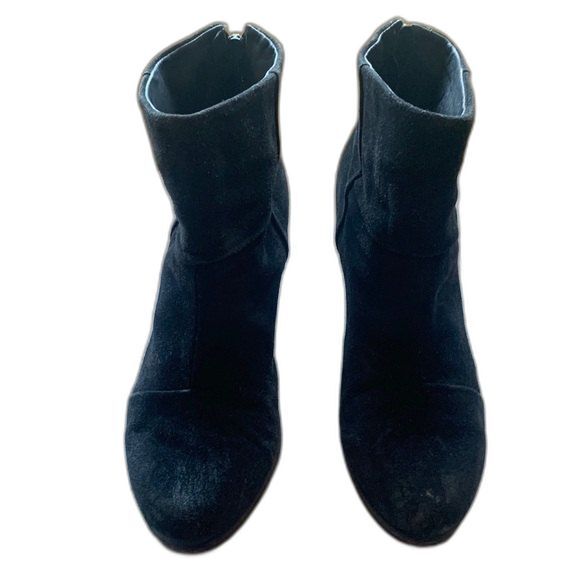 Rag & Bone Black Suede Nubuk Leather Newbury Ankle Boots Women Size 8.5 EUR 38.5 - Picture 8 of 15